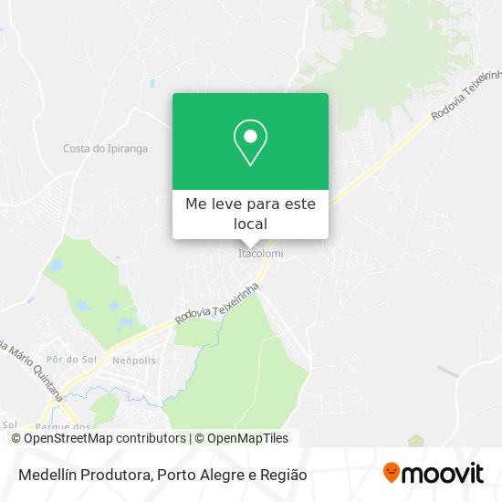 Medellín Produtora mapa