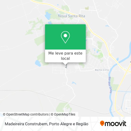 Madeireira Construbem mapa