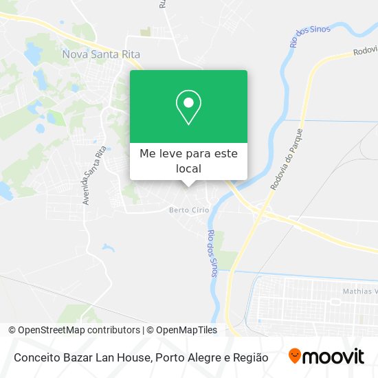 Conceito Bazar Lan House mapa