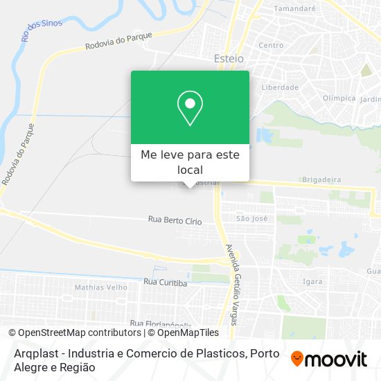 Arqplast - Industria e Comercio de Plasticos mapa