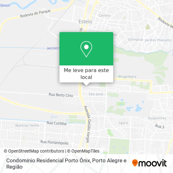 Condomínio Residencial Porto Ônix mapa
