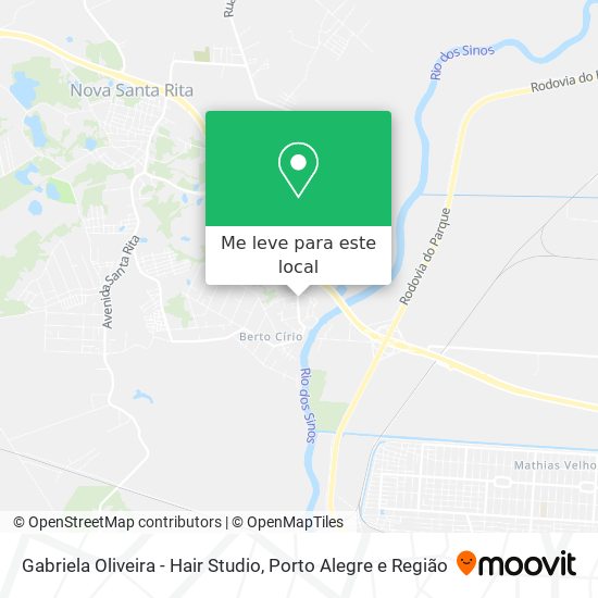 Gabriela Oliveira - Hair Studio mapa