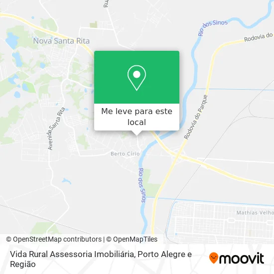 Vida Rural Assessoria Imobiliária mapa