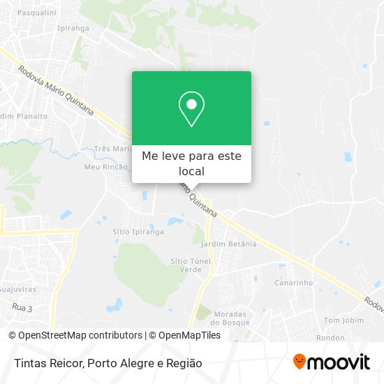 Tintas Reicor mapa