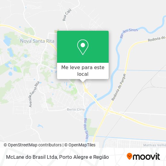 McLane do Brasil Ltda mapa