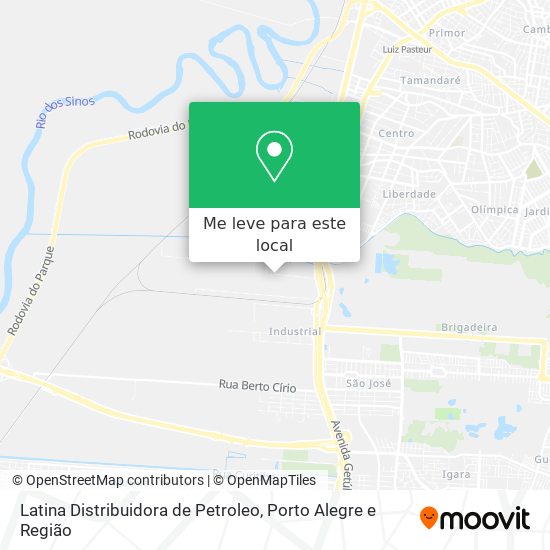 Latina Distribuidora de Petroleo mapa