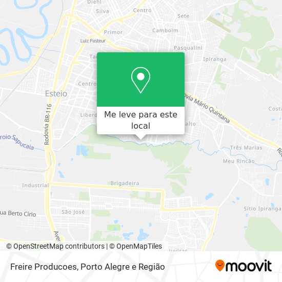 Freire Producoes mapa