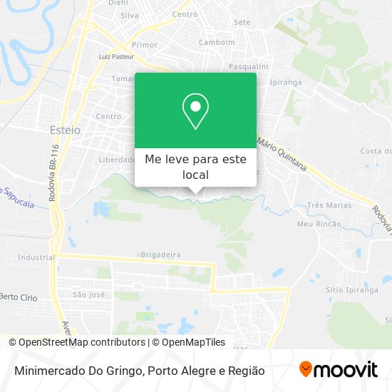 Minimercado Do Gringo mapa