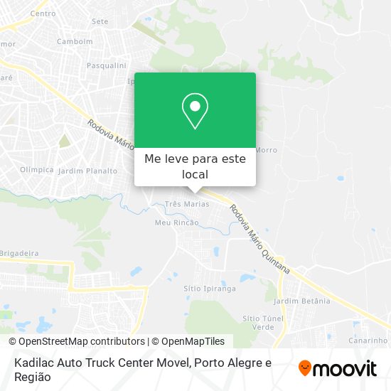 Kadilac Auto Truck Center Movel mapa