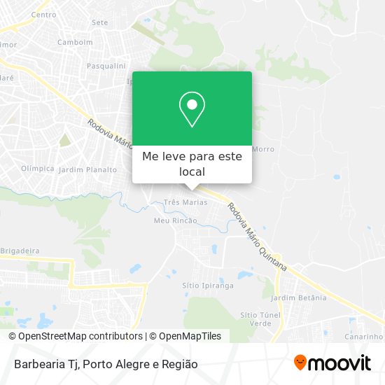 Barbearia Tj mapa