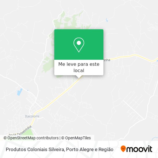 Produtos Coloniais Silveira mapa