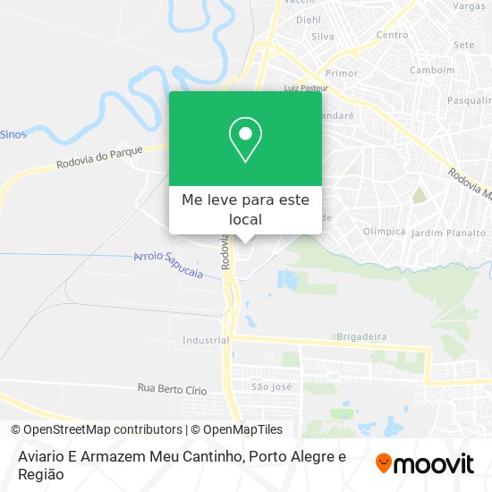Aviario E Armazem Meu Cantinho mapa