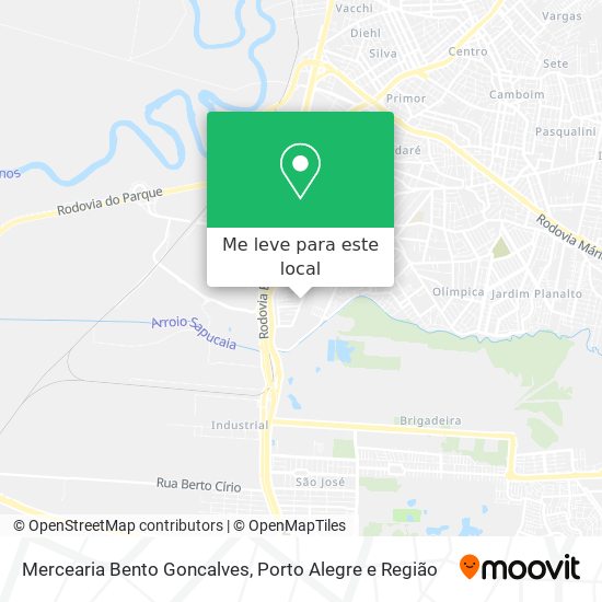 Mercearia Bento Goncalves mapa