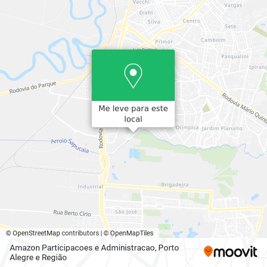 Amazon Participacoes e Administracao mapa