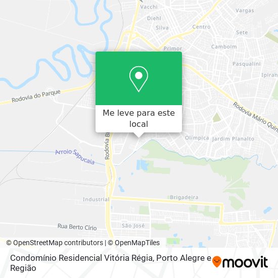 Condomínio Residencial Vitória Régia mapa