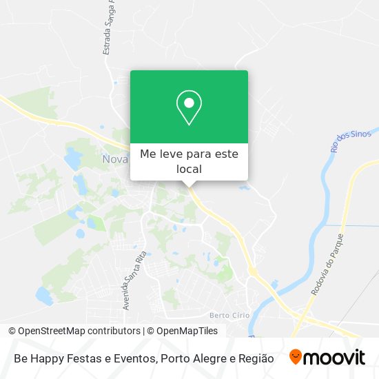 Be Happy Festas e Eventos mapa
