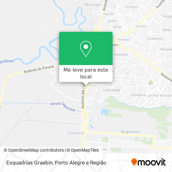 Esquadrias Graebin mapa