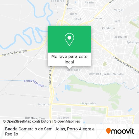 Bagda Comercio de Semi-Joias mapa