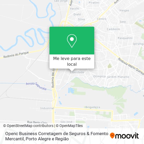 Openc Business Corretagem de Seguros & Fomento Mercantil mapa