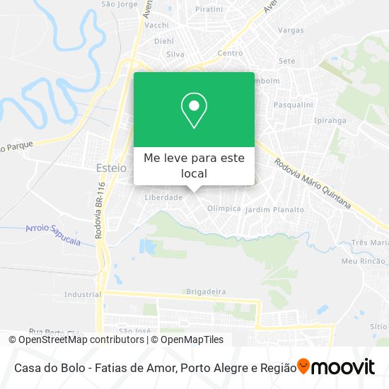 Casa do Bolo - Fatias de Amor mapa
