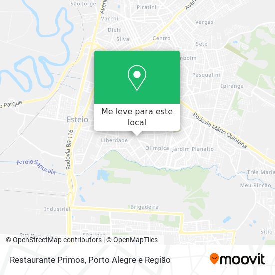 Restaurante Primos mapa