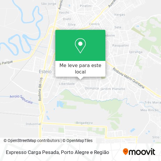 Expresso Carga Pesada mapa