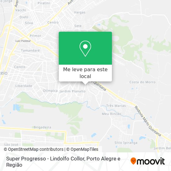 Super Progresso - Lindolfo Collor mapa