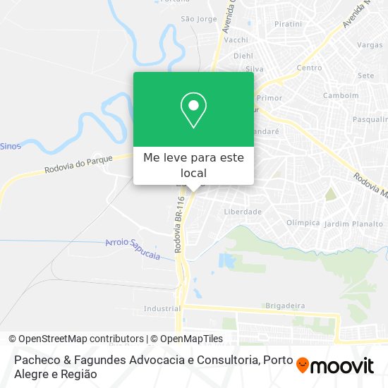Pacheco & Fagundes Advocacia e Consultoria mapa