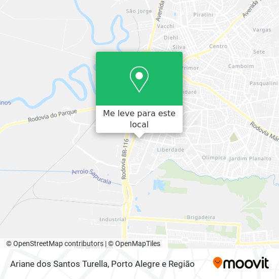 Ariane dos Santos Turella mapa