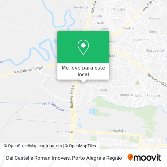 Dal Castel e Roman Imoveis mapa