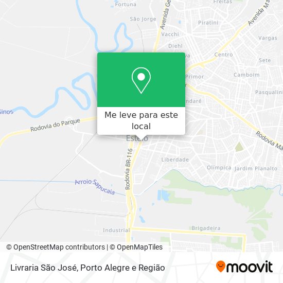 Livraria São José mapa