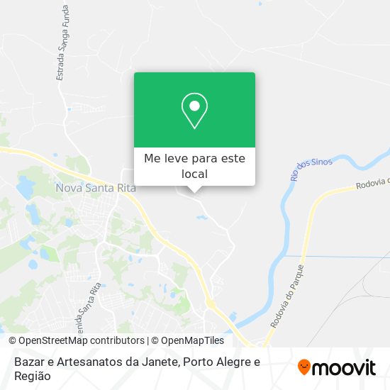 Bazar e Artesanatos da Janete mapa