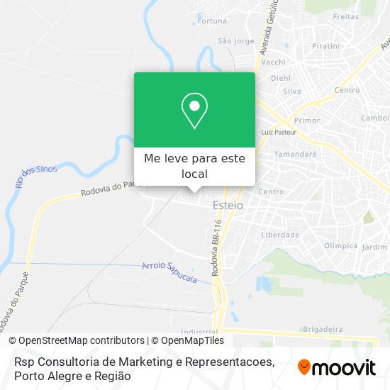 Rsp Consultoria de Marketing e Representacoes mapa