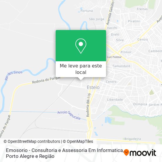 Emosorio - Consultoria e Assessoria Em Informatica mapa