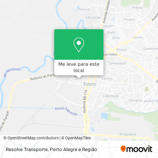 Resolve Transporte mapa