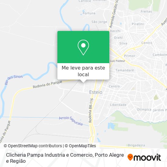 Clicheria Pampa Industria e Comercio mapa