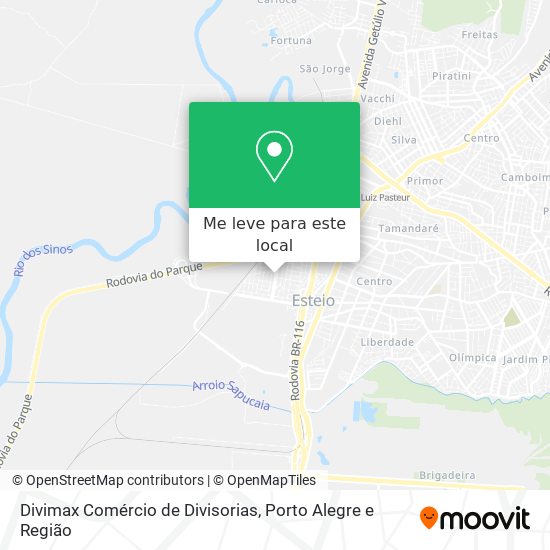 Divimax Comércio de Divisorias mapa