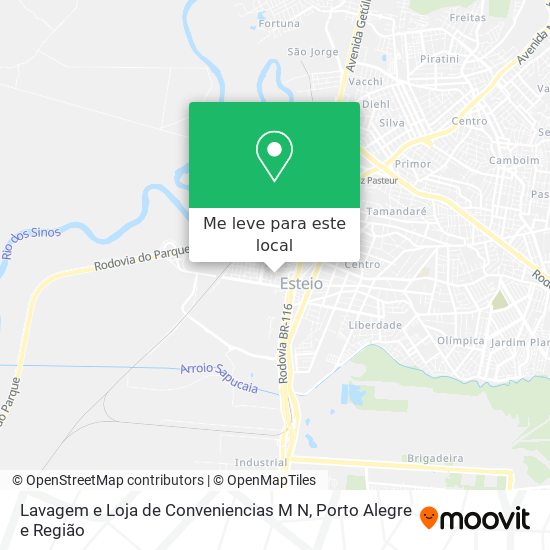 Lavagem e Loja de Conveniencias M N mapa