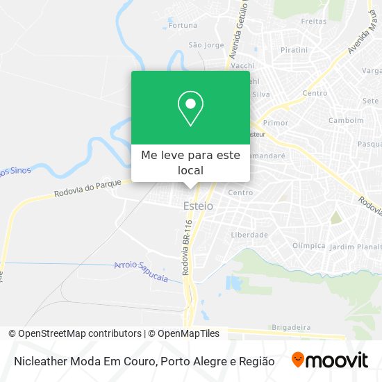 Nicleather Moda Em Couro mapa