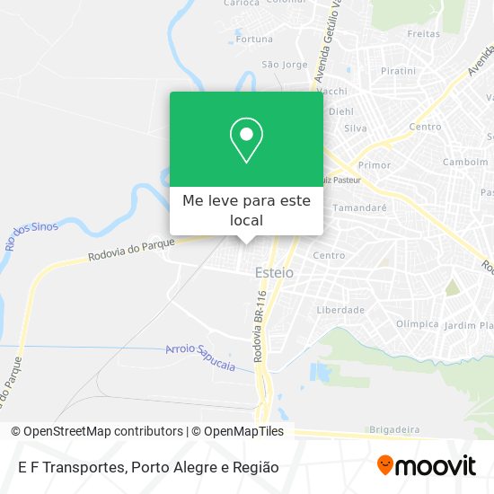 E F Transportes mapa