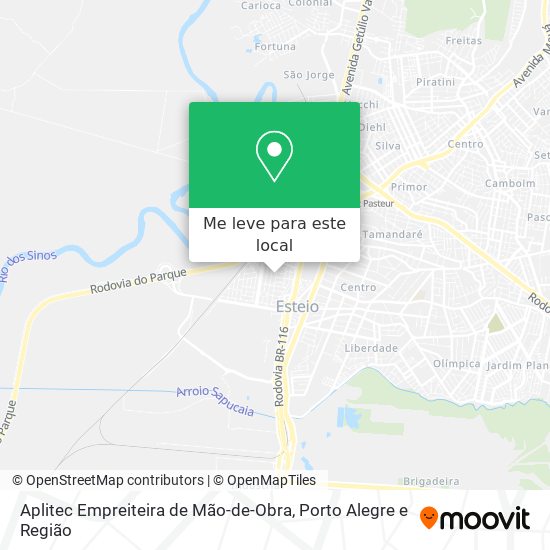 Aplitec Empreiteira de Mão-de-Obra mapa