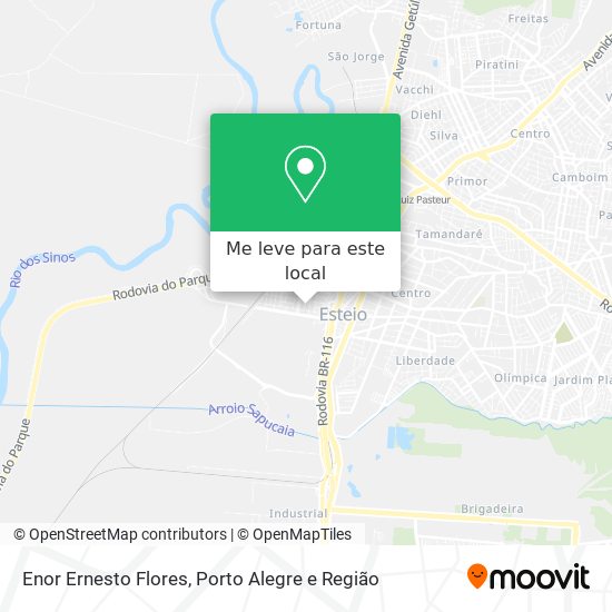 Enor Ernesto Flores mapa