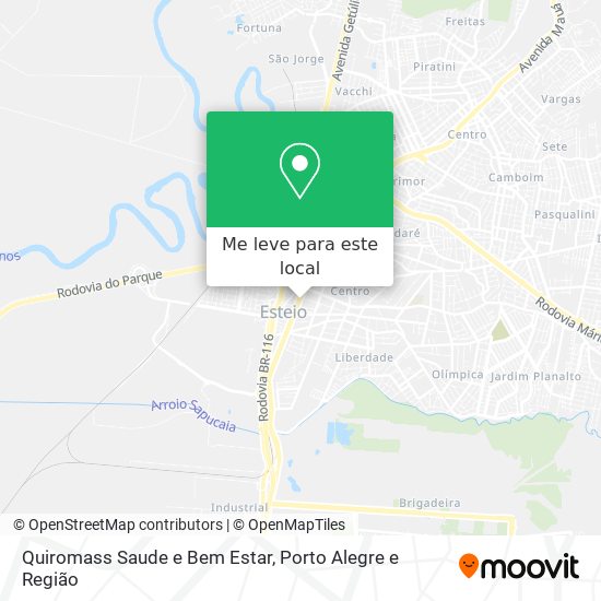 Quiromass Saude e Bem Estar mapa