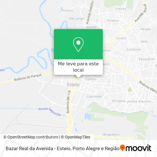 Bazar Real da Avenida - Esteio mapa