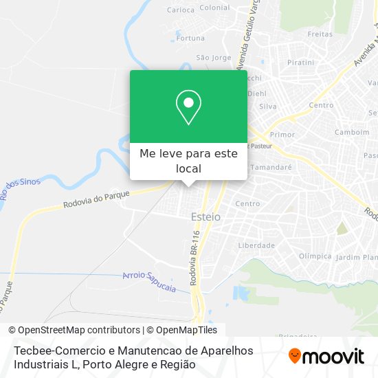 Tecbee-Comercio e Manutencao de Aparelhos Industriais L mapa