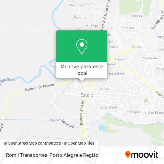 Romil Transportes mapa