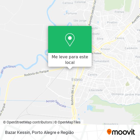 Bazar Kessin mapa