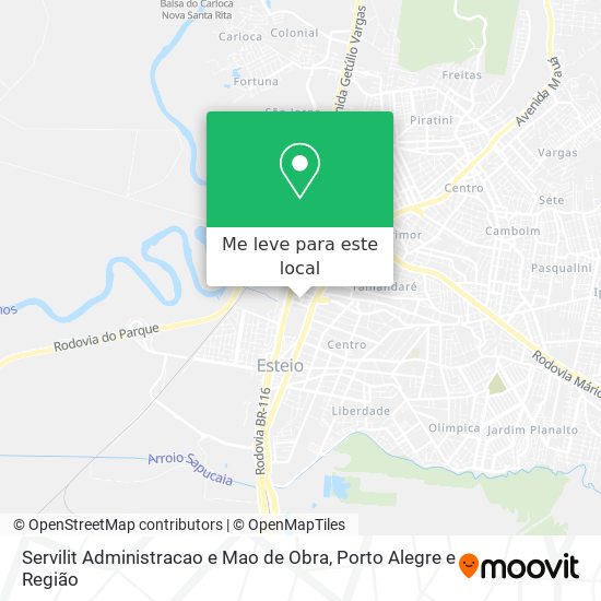Servilit Administracao e Mao de Obra mapa