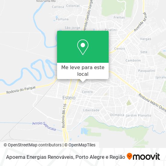 Apoema Energias Renováveis mapa