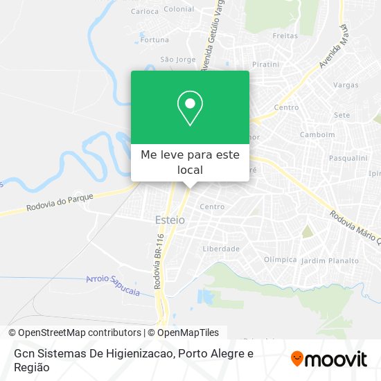 Gcn Sistemas De Higienizacao mapa